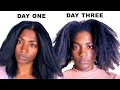 Oh no. My straight natural hair vs. humidity | I try to keep 4C Natural Hair Straight