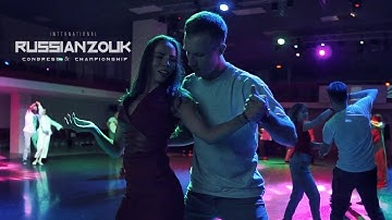 Russian Zouk Congress 2021. Welcome Party. Kirill Komarov & TropikAna #Zouk improvisation