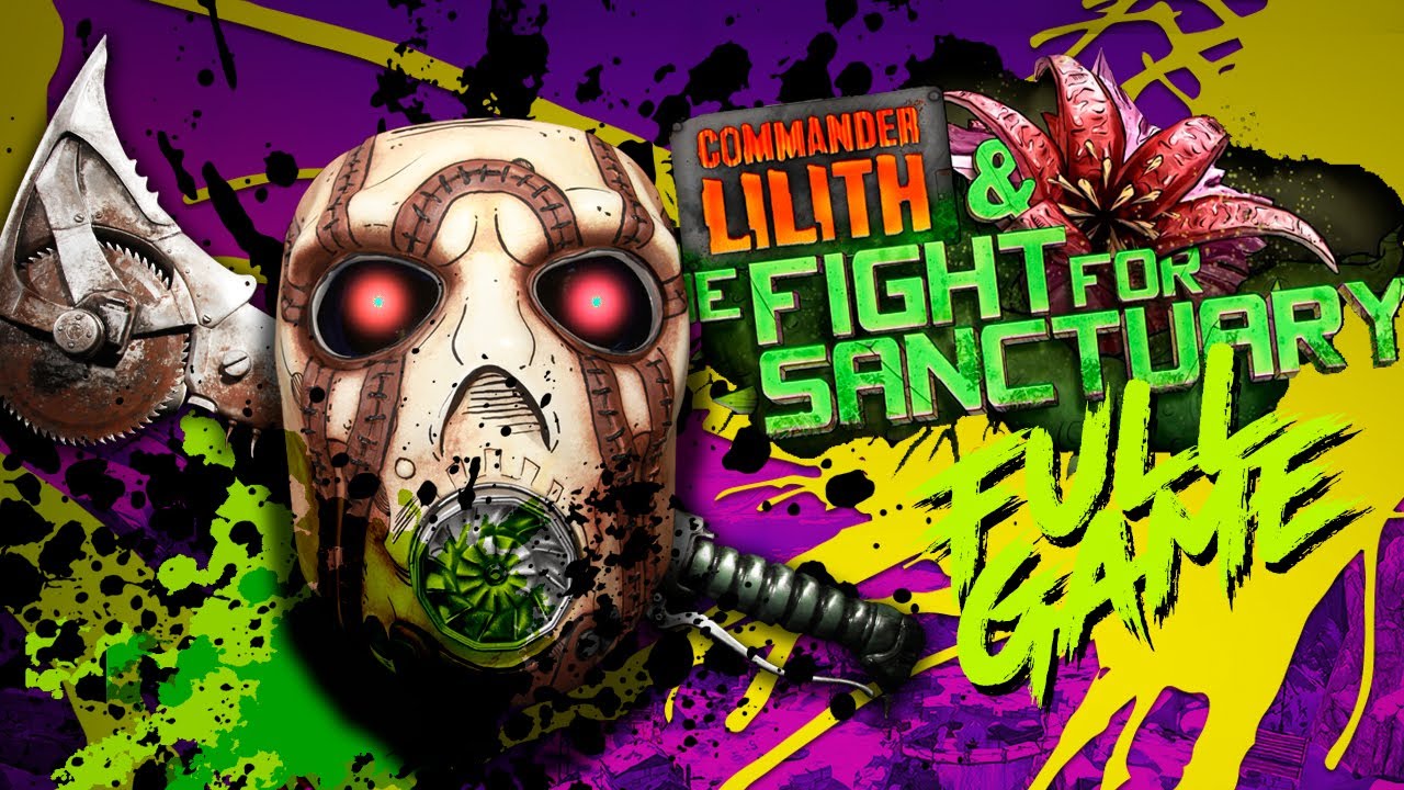 Borderlands 2 Commander Lilith Fight for Santurary (DLC) Blood Bath Mod. No Commentary.
