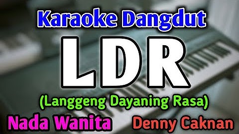 LDR - KARAOKE || NADA WANITA CEWEK RENDAH || Langgeng Dayaning Rasa || Versi Koplo || Denny Caknan