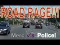 Mercedes Driver with ROAD RAGE gets told to pull over by POLICE!