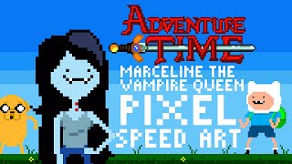 Adventure Time Marceline The Vampire Queen Pixel Speed Art By Pxlflx