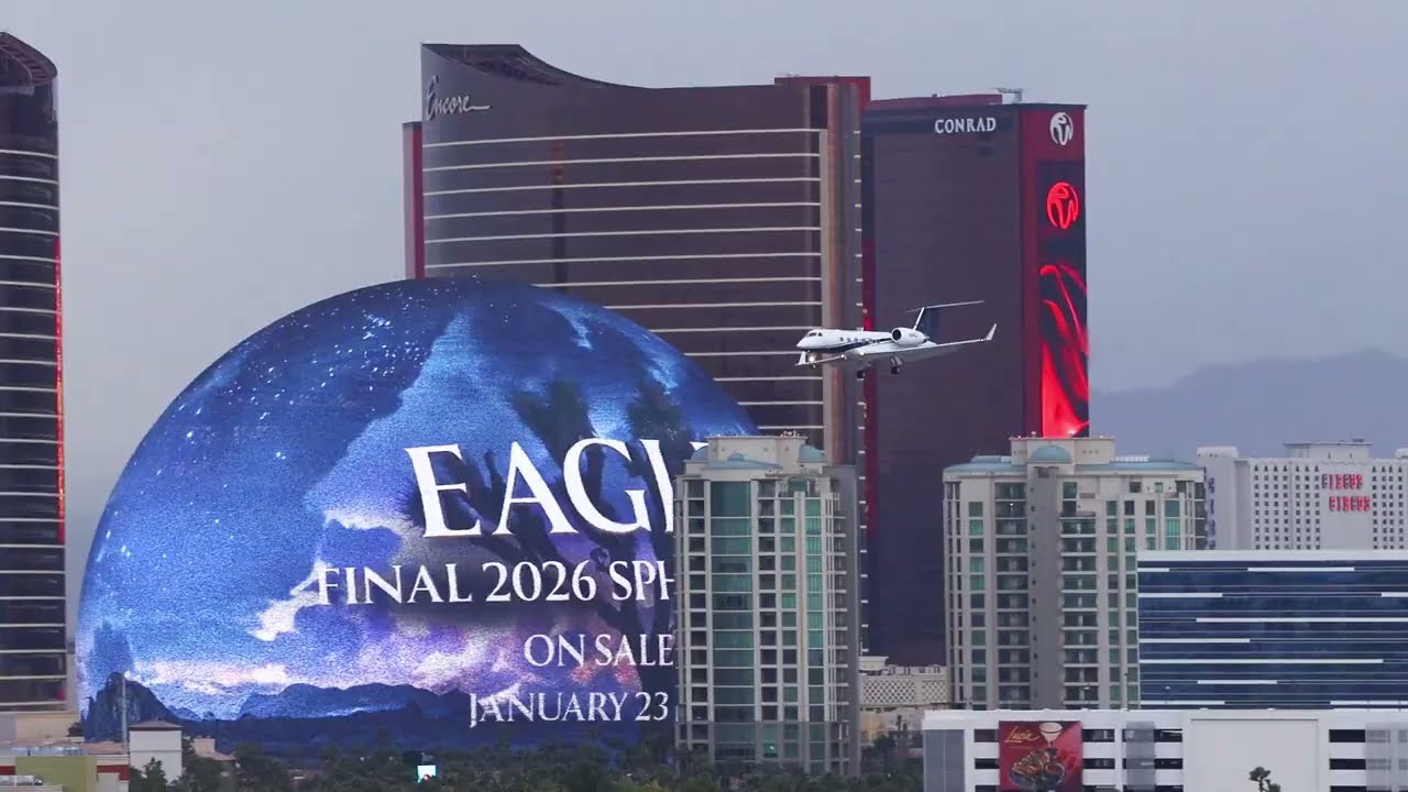 Strong Crosswind Takeoffs and Landings | Las Vegas Airport Plane Spotting