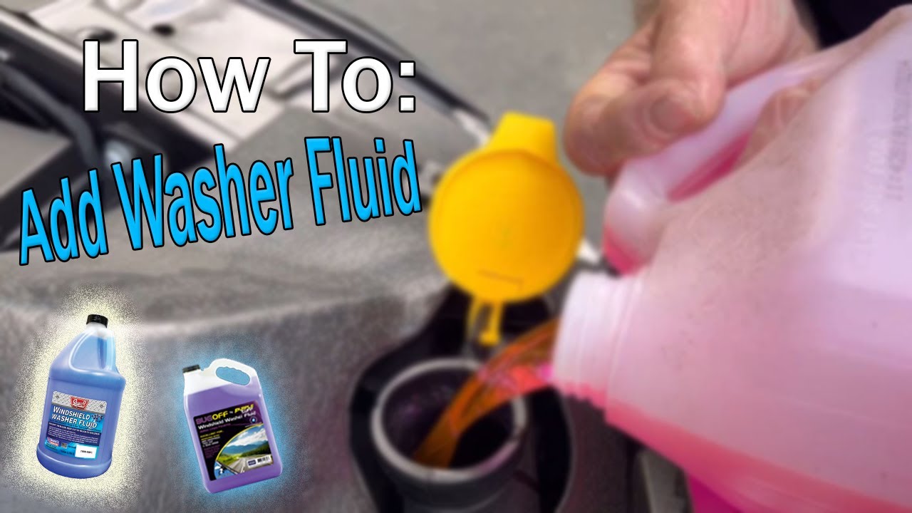 How to add/refill windshield washer fluid (BMW X5, similar for