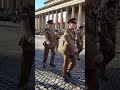 100th year anniversary for the end of world war one at st georges hall the march off