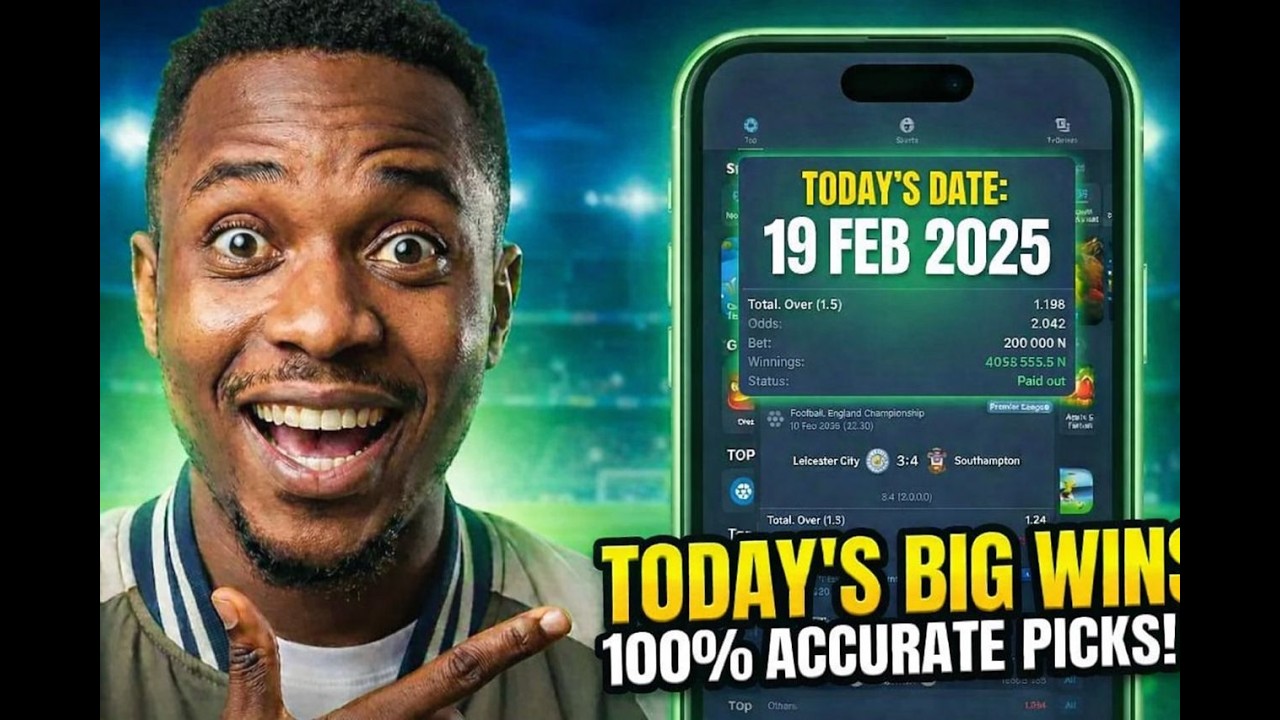 FOOTBALL PREDICTIONS TODAY 19/02/2026 |SOCCER PREDICTIONS TODAY | BETTING TIPS TODAY