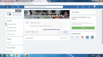 How to create folder in edmodo