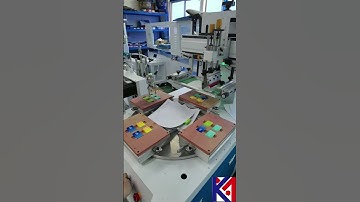 Automatic turntable screen printing machine for electronic cigarette pipe