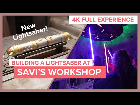 Savi's Workshop Lightsaber Build full POV Disneyland Batuu West