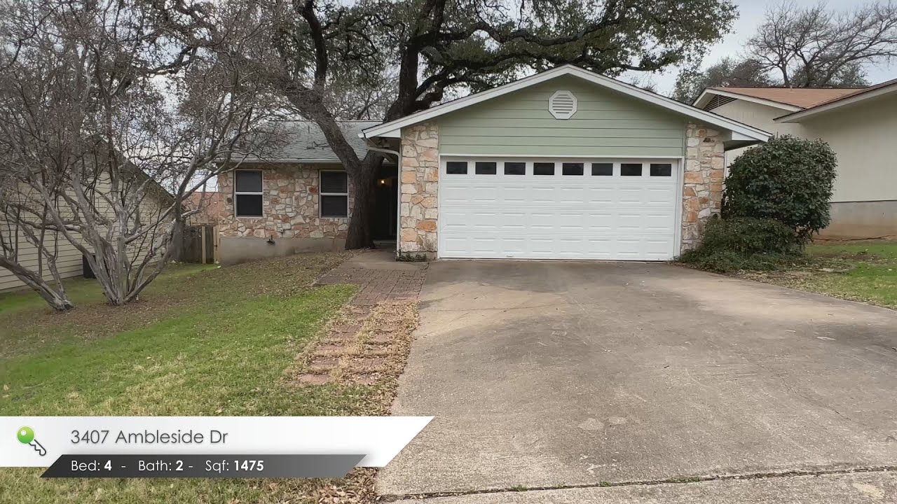 3407 Ambleside Dr Home For Rent 4 Bed 2 Bath by Property Managers