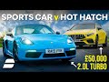 Mercedes A45S vs Porsche Cayman T: The £50,000 Question | 4K