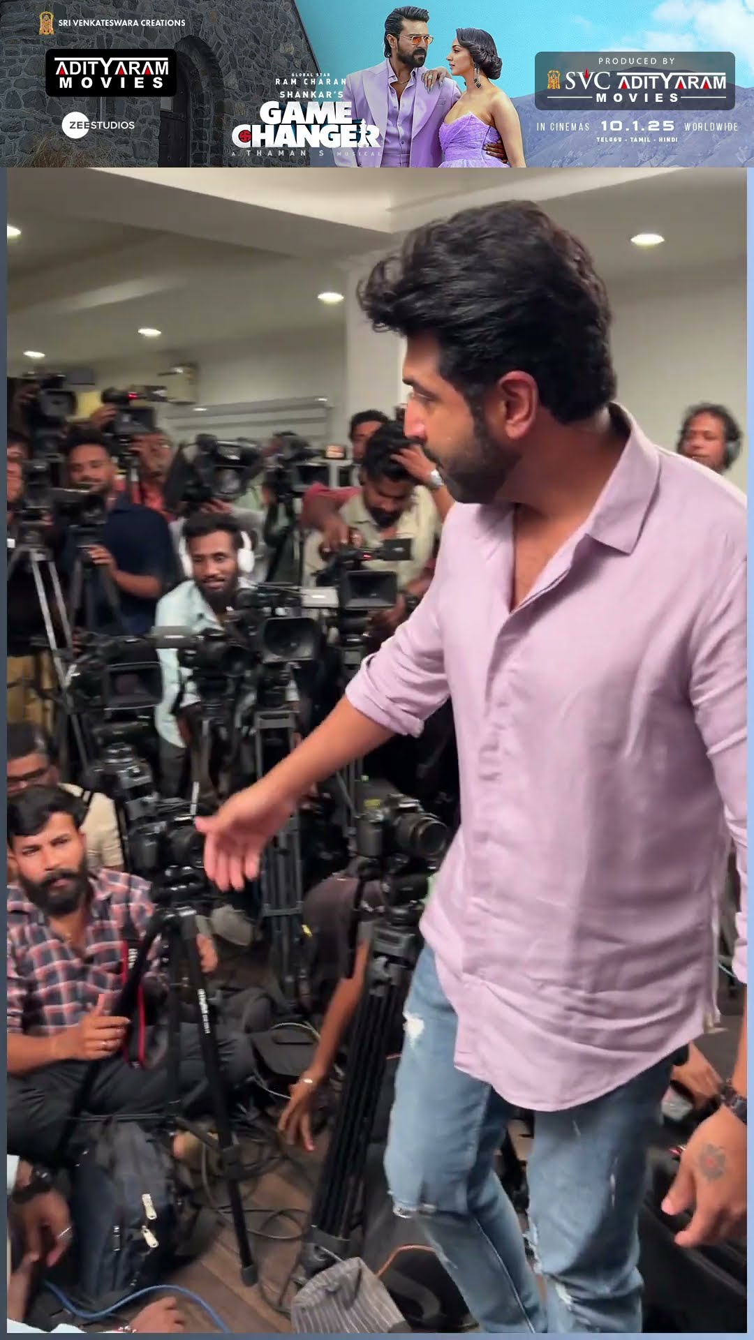 'OK பா, கிளம்புறேன்...Happy Pongal' ? Arun Vijay Cute Video