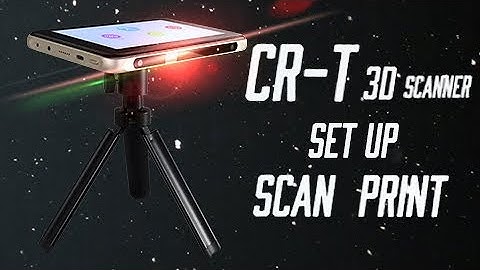 Creality CR-T 3D Scanner Set Up Scan 3D Print!