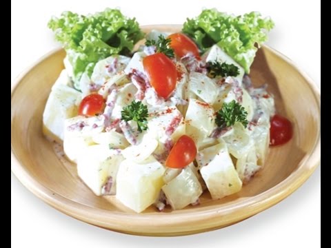 Cách làm Món Salad Khoai Tây Trộn - YouTube