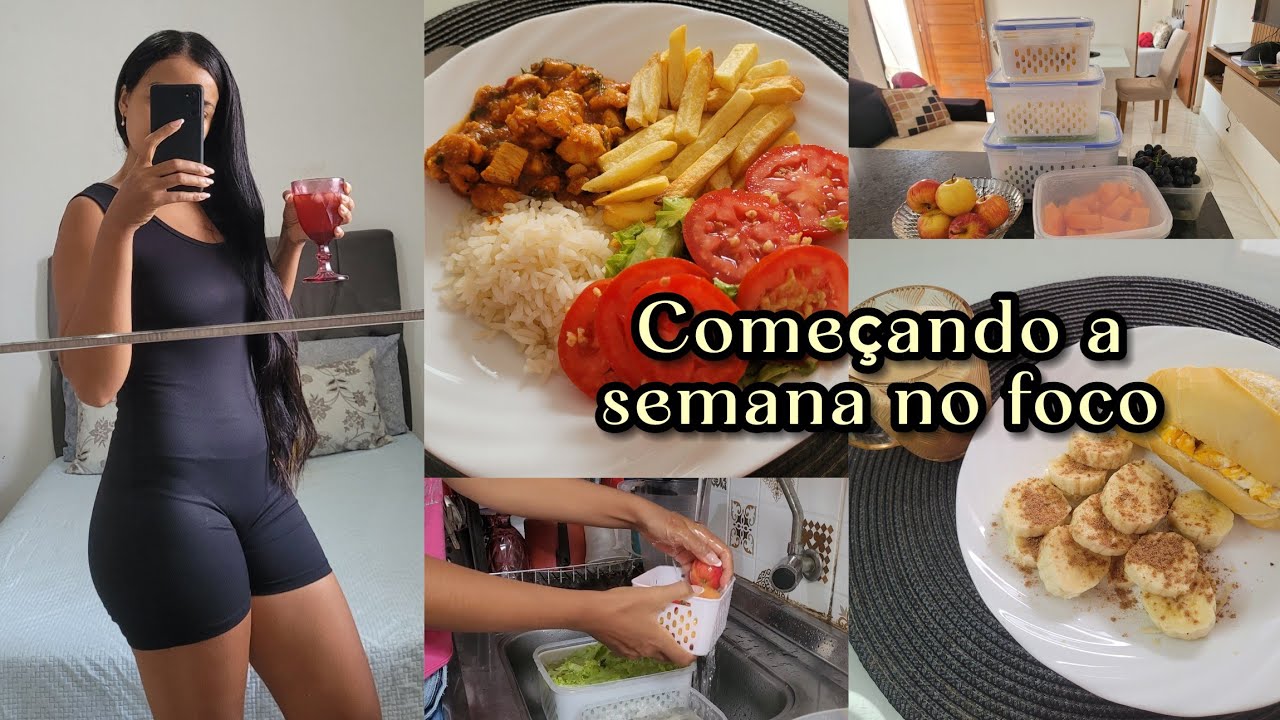 COMEÇANDO A SEMANA/ ORGANIZAÇÃO PRA NÃO PERDER O FOCO/FAZENDO ALMOÇO/O BÁSICO FUNCIONA SEMPRE 