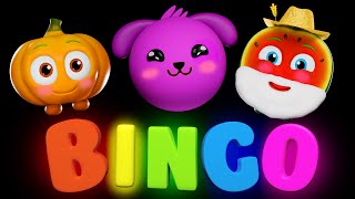 🐶🍉 Funky Fruits con el Perro BINGO | Funky Frutas  Estimulación Sensorial para Bebés