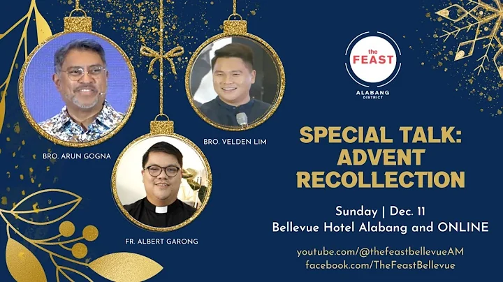 Feast At Home: Special Advent Recollection Talk