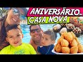 Aniversário na Piscina da Casa Nova 🥳 Muito Salgadinho, Bolo e Docinho