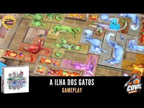 A Ilha dos Gatos - Jogo de Tabuleiro - MeepleBR (em português)