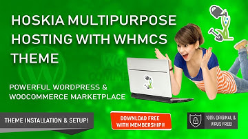 Hoskia Multipurpose Hosting with WHMCS Wordpress Theme | Step by Step Guide & demo import | download