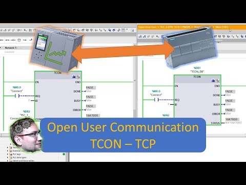 TIA Portal: Open User Communication using TCON - TCP / PLC-PLC Communication