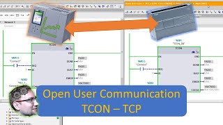 TIA Portal: Open User Communication using TCON - TCP / PLC-PLC Communication screenshot 4