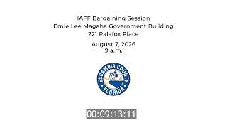 IAFF Bargaining Session - August 7, 2026