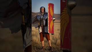 Roman Legionary Before Battle! #roman #legionary #rome #history #warrior #empire #battle #shorts