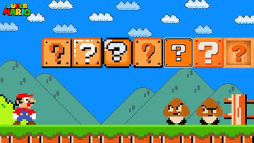 Cat Mario: Super Mario Bros., but Item Block are Custom...