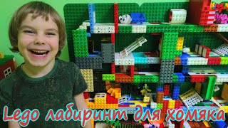 Хомяк проходит лабиринт из Лего/HAMSTER VS LEGO MAZE