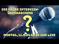 11.9.23 Live aus dem Fernsehzimmer - Die große Interview-Überraschung