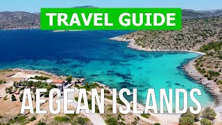Aegean Islands, Greece | Milos Island, Syros, Thira, Chios |  Drone 4k video | Greece what to see