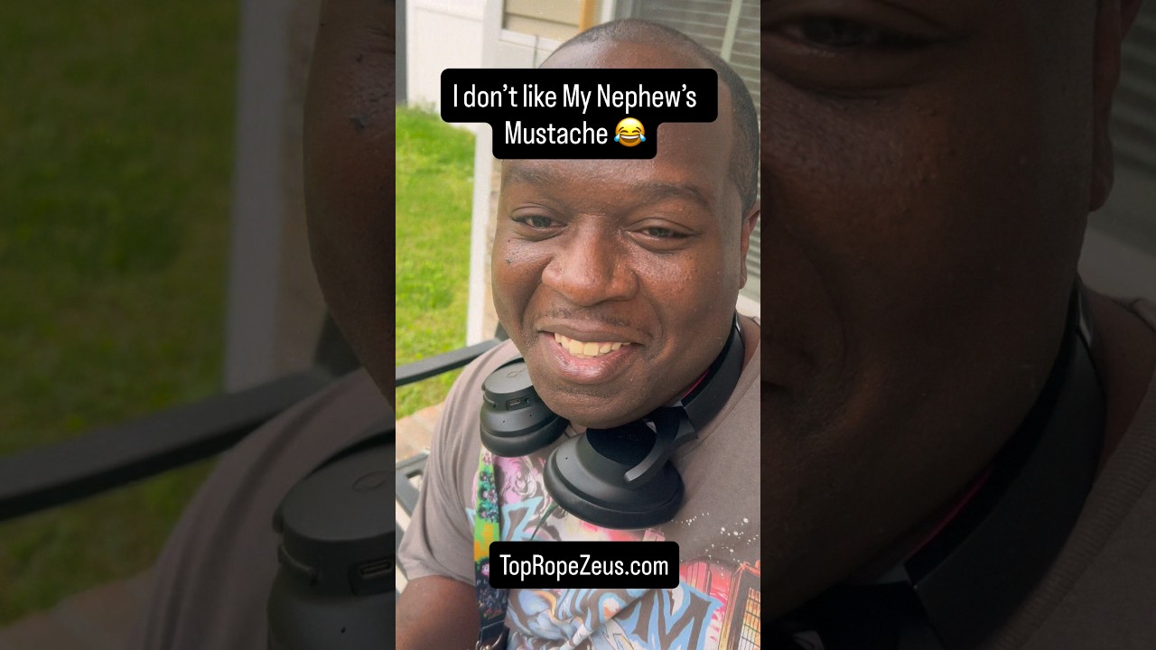 I Dont Like My Newphew Mustache !! #short #topropezeus #roasting