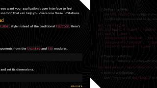Change Background Color of ttk Buttons in Python