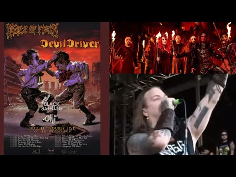 Cradle Of Filth and DevilDriver U.S. tour ‘Double Trouble Live‘ w/ Black Satellite + Oni