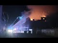 Incendie d'un immeuble d'habitation à Orthez.