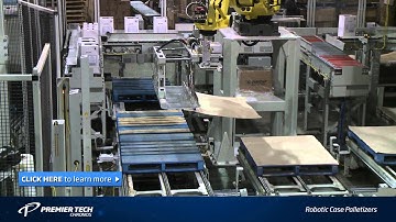Robotic Palletizer for cases and jugs | Robotic Palletizing (RPZ-600 Series)
