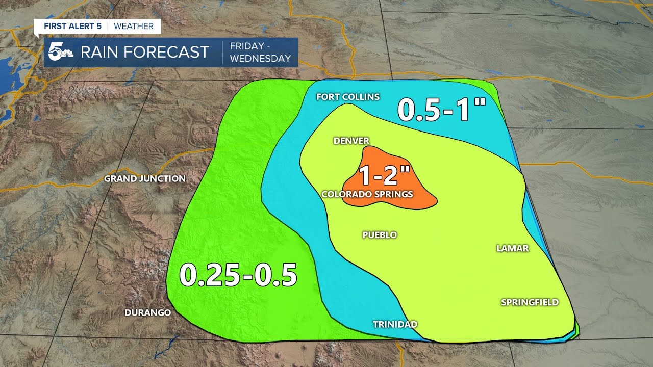 Warmer with a few storms in the northern Pikes Peak Region - YouTube