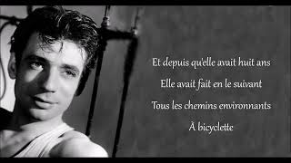 parole et chanson yves montand a bicyclette trackid sp-006