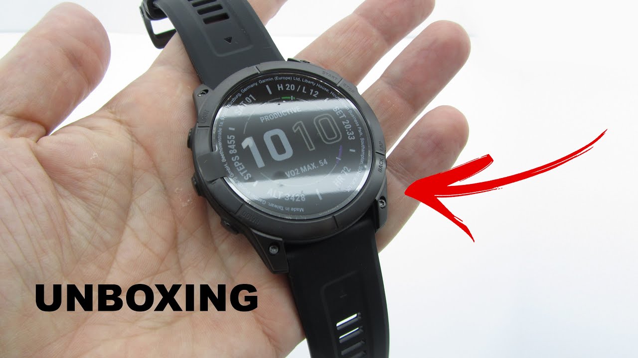 Garmin Fenix 7X Sapphire Solar Black DLC Titanium Unboxing and Review 4K  (010-02541-23) 