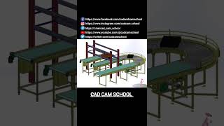 Roller Conveyor Animation | CAD Cam School | Solidworks design