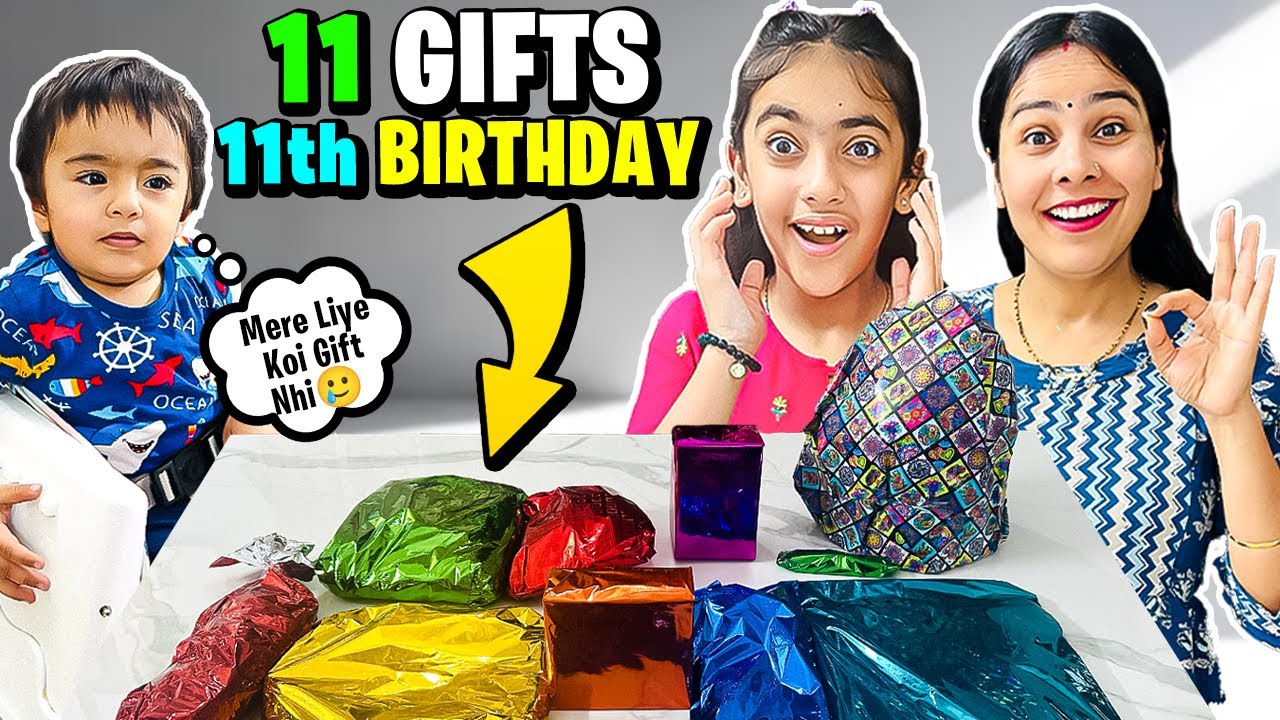 BIRTHDAY GIFTS UNBOXING!🎁🥳💕SAMAYRA ke 11 BIRTHDAY GIFTS ...