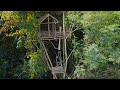 How a Girl Build The Most Beautiful Tree House, Secret Revealed