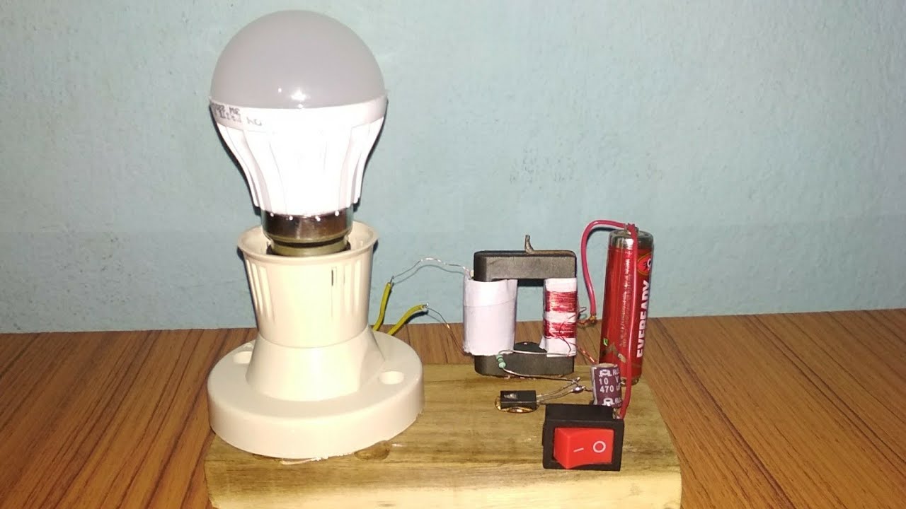 1.5V to 220V Inverter.(3w) - YouTube