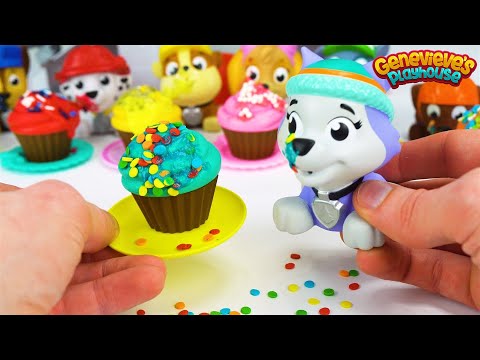 Learn Colors and Shapes with Paw Patrol Cupcakes!