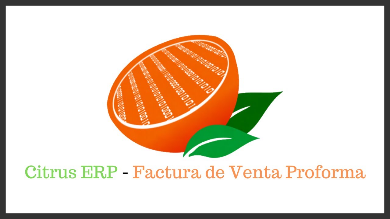 Citrus ERP - Facturación - Factura de Venta Proforma - Servicio