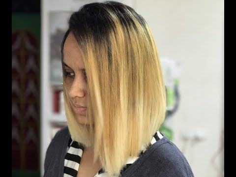 New short Bob mushroom hair cut