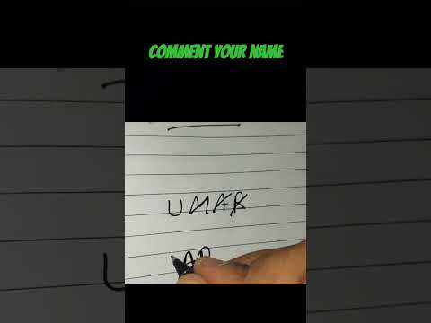 umar name logo #logo #name #viralshort #calligraphy