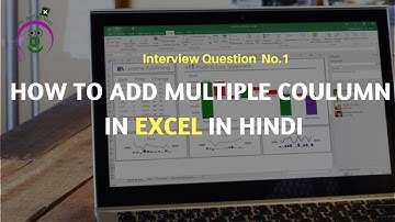 How to Add Multiple Column in Excel