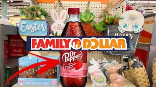 FAMILY DOLLAR SHOPPING!!! PRETTY SPRING DECOR + NEW STRAWBERRIES & CREAM DR. PEPPER!!!!🍓